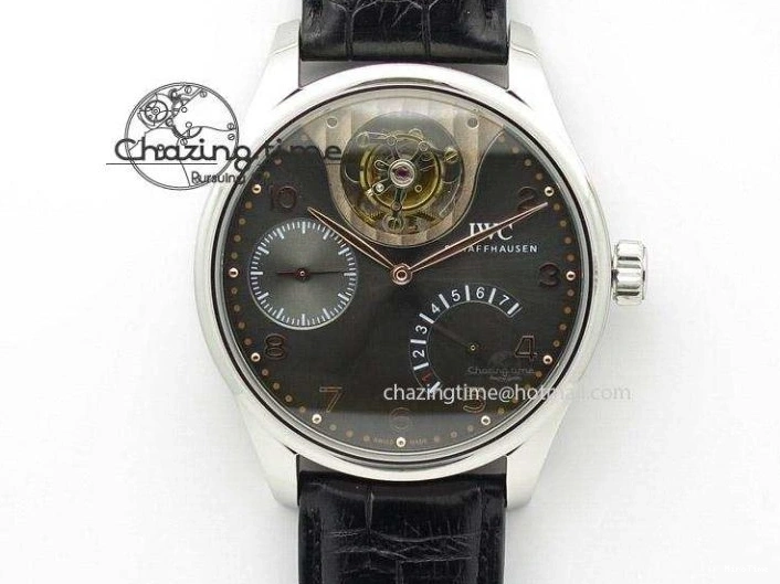 MIROTIME 1230 Portuguese Real PR Real Annual Calendar IW503510 ZF 1:1 Best Edition Green Dial on Black Leather Strap A QuickDry 7097